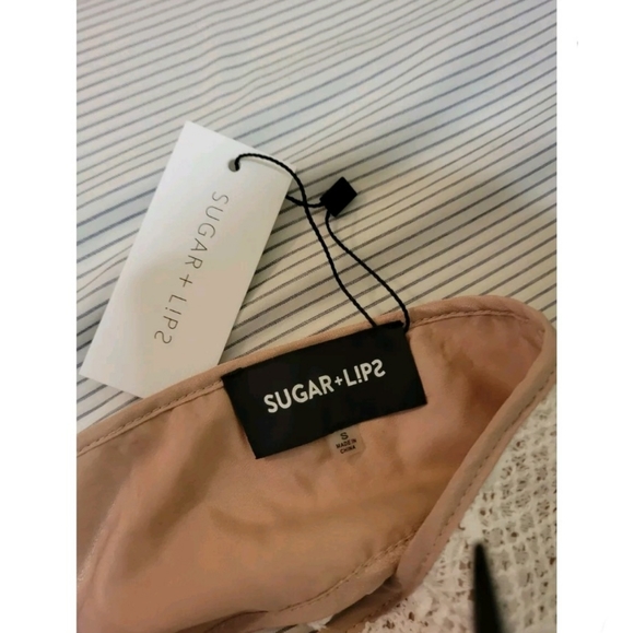 **SOLD** NWT SugarLips Lace Tiered Dress, White, Sz. Small - Picture 5 of 9